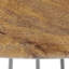 Lakeland Mango Round Wood Top Dining Table with Steel Base