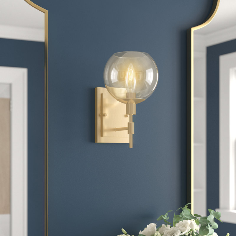 Lomawai Aluminum Armed Sconce, Alturas Gold