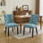 Tufted Upholstered Dining Chairs with Solid Wood Legs-696111903-696111901