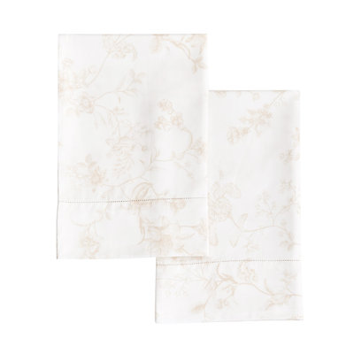 Ensemble de 2 taies d'oreiller standard pour chambre d'amis 100% coton Barbet