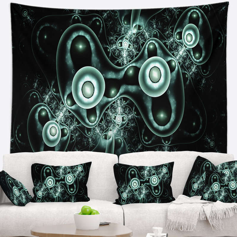 Tapisserie de conception abstract 3d artful, H 68 po x l 80 po