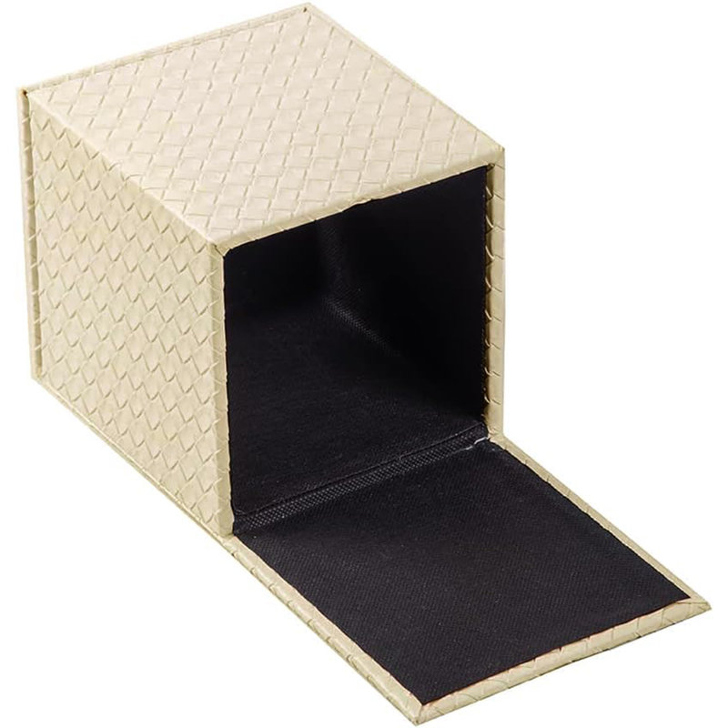 Square PU fabric Tissue Box Cover, Beige