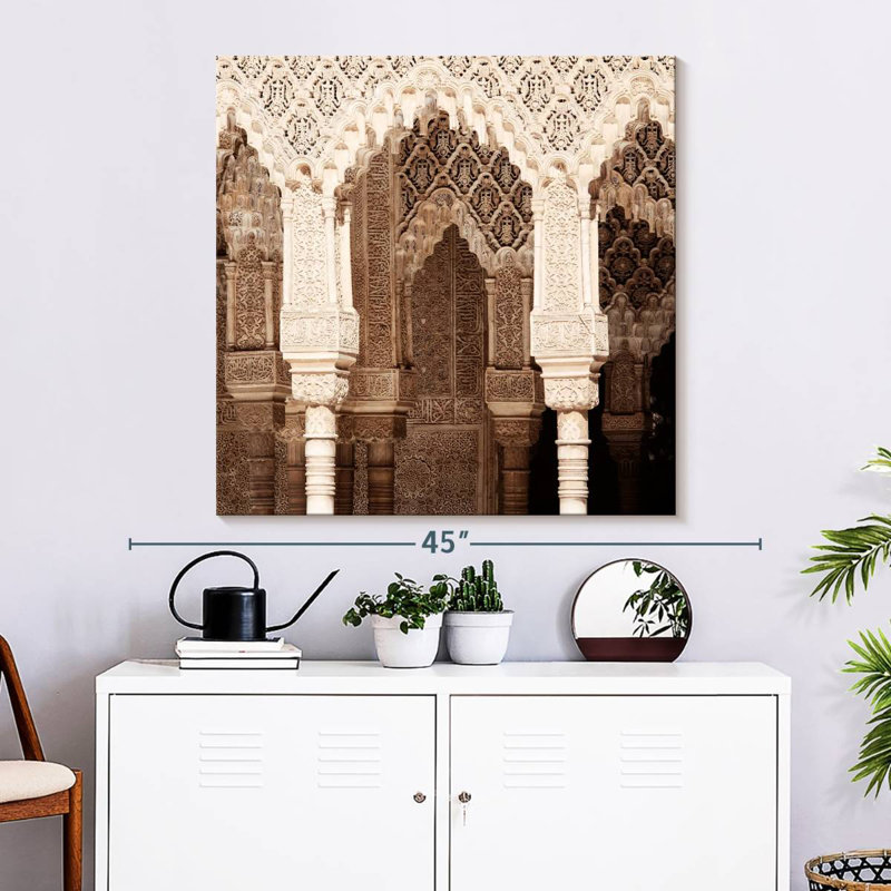 Nicci, les arches arabes, H 33 po x l 33 po