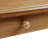 Wood Desk, Writing Desk With Drawer And Turned Legs