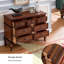 Armoire d'appoint en noyer massif