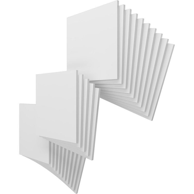 Panneaux de loisirs en PVC, H 11,75 po x l 11,75 po x P 0,38 po