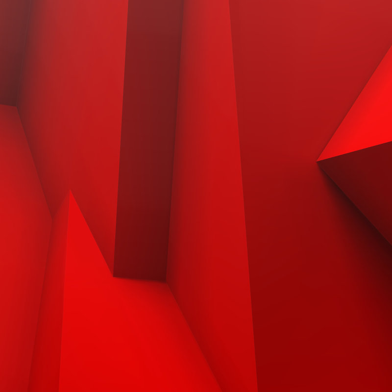 Red Abstract Background - Wrapped Canvas Print, 51cm H x 51cm W x 3.8cm D