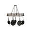 Revival Deco Oblong Handcrafted Hanging Pot Rack