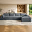 Ensemble de canapé modulaire en L-1677674562