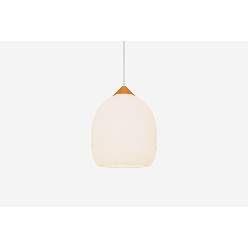 Gulp Pendant Light, Blossom, 12.5'' H x 6.97'' W x 6.97'' D, Black