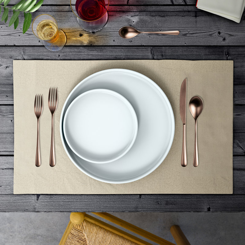 Neve Flatware Set - 20 Pieces, Ice Bronze