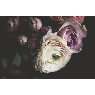 A Magical Bouquet Of Flowers by Sergey Sidorov - Wrapped Canvas Print
