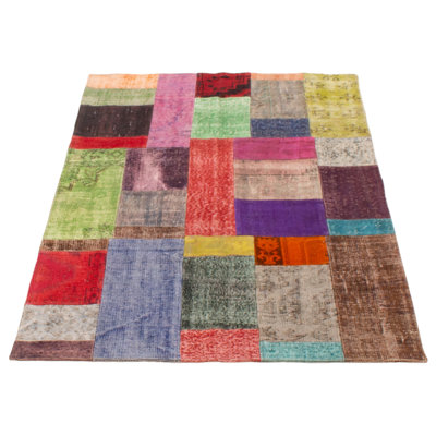 Tapis multicolore 4 pi 8 po x 6 pi 7 po