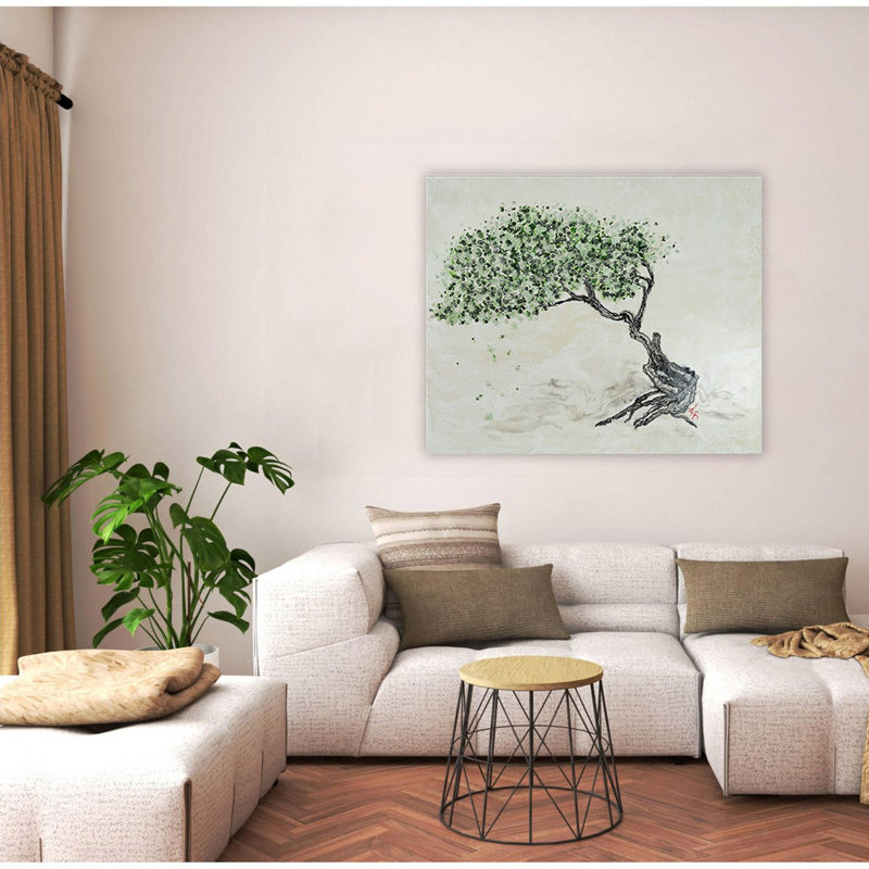 Art mural sur toile "Printemps flottant", Toile tendue, H 16 po x l 24 po