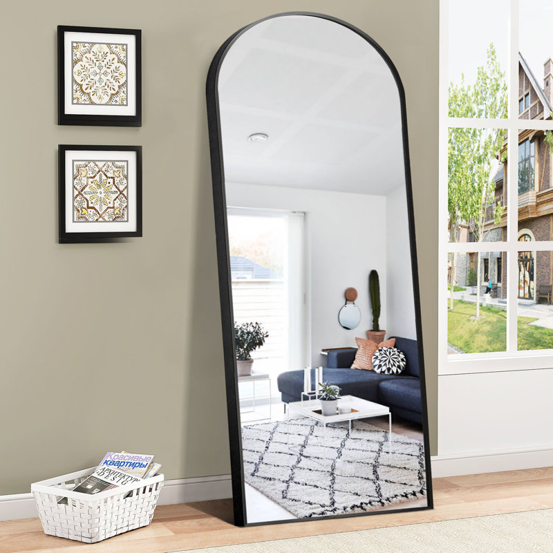 Miroir pleine grandeur Calliegh, Noir, 71 po x 28 po