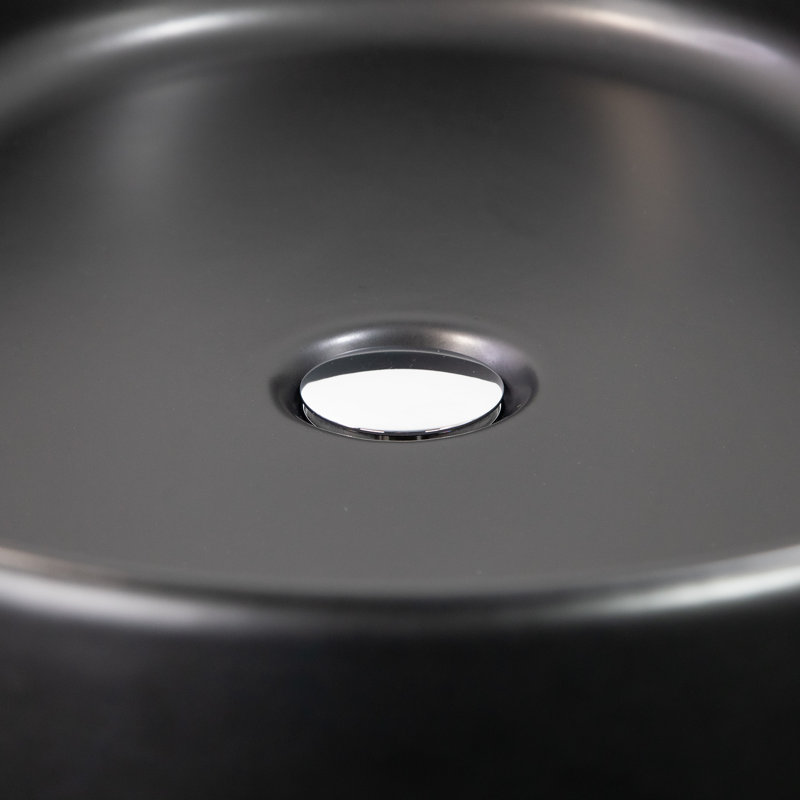 Regatta 23.75'' L Bathroom Sink, Matte Black