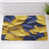 Bleu foncé / jaune moyen