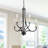 Ahryal 6 - Light 23" Candlelight Chandelier