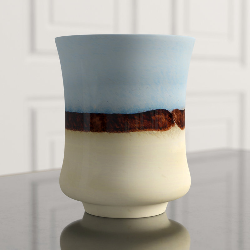 Carmel By The Sea Ceramic Table Vase, 7.75" H x 6.25" W x 6.25" D