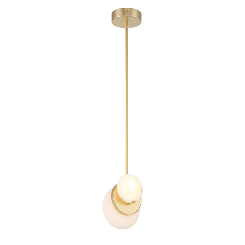 Minka Lavery Zill - Mini luminaire suspendu 2 lumières DEL au fini or lys