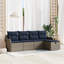 Ensemble de canapé de jardin avec coussin 5 pièces vidaXL-1535296751