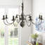 Asher 8 - Light Candle Style Chandelier