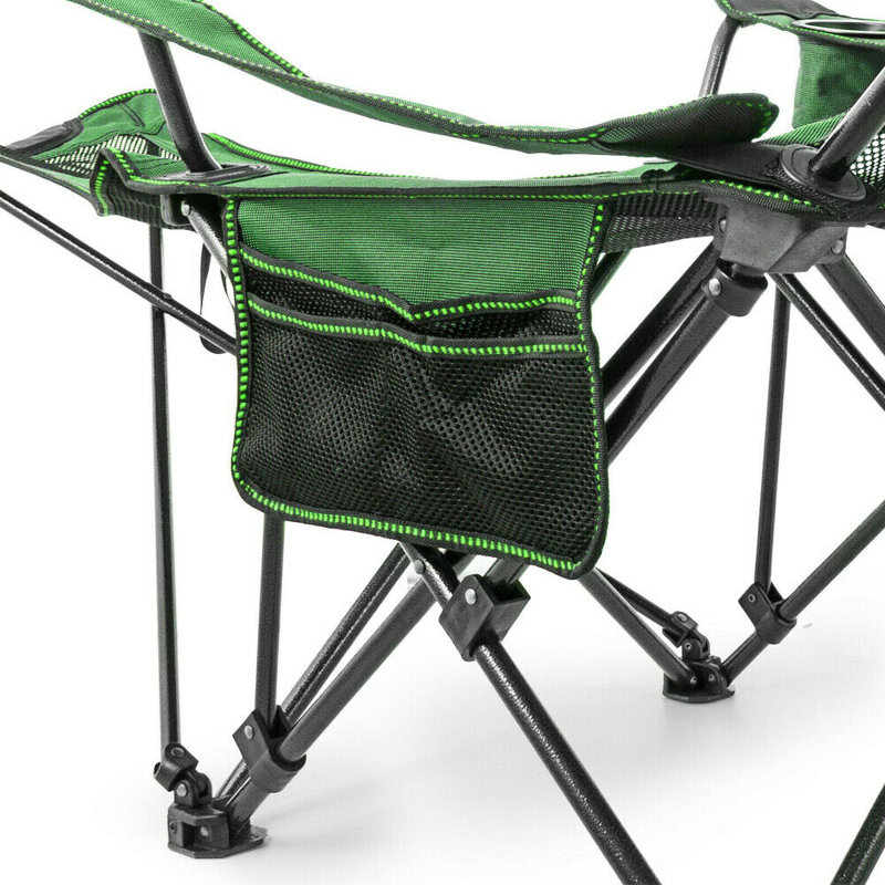 Chaise de camping inclinable Kelston, Vert
