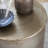 Delphine Embossed Metal Side Table