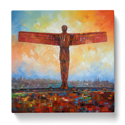 Angel Of The North Post-Impressionism - Wrapped Canvas