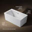 Stargaze® 60 po x 36 po bain de massage à bulles chauffant sur pied droit-40236932