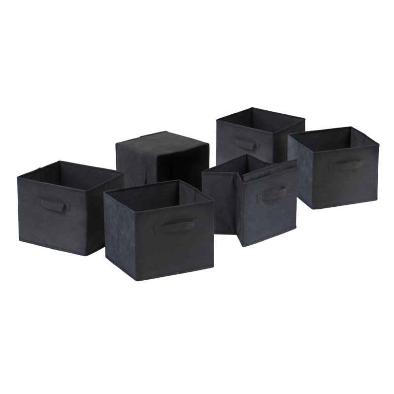 Commode de rangement 6 tiroirs Eleia, Noir