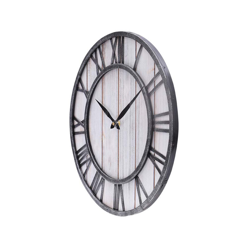 Abra Wall Clock, Grey