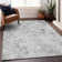 Premium Machine Washable Prisco Gray Rug