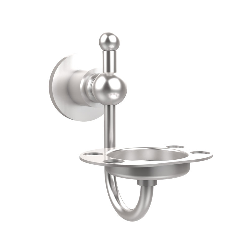Porte-brosse à dents et gobelet Lera, Chrome satiné
