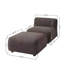 Ensemble de chaise d'appoint et de repose-pieds Udoh-129858143
