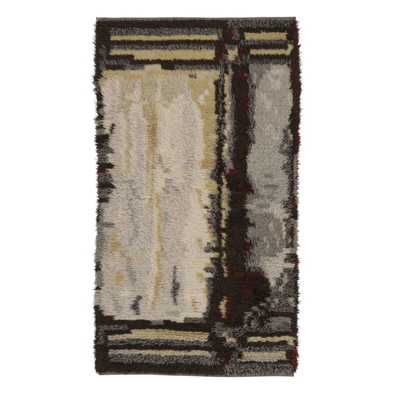 Vintage One-of-a-Kind 3'9" X 6'6" Hand Knotted Area Rug