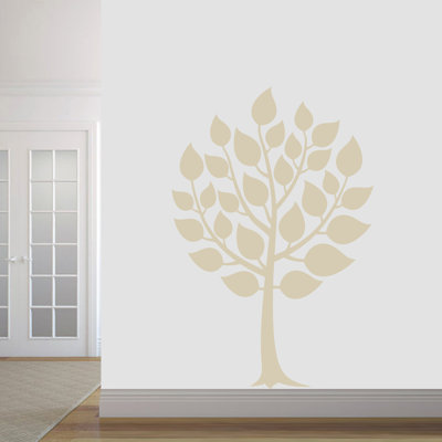 Décalcomanie murale arbre rond
