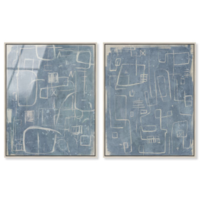 Lines and Ideas Set Acrylic Painting Print