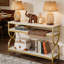 Console en faux marbre, table d'appoint à 3 niveaux pour vestibule de vestibule | Idée de cadeau