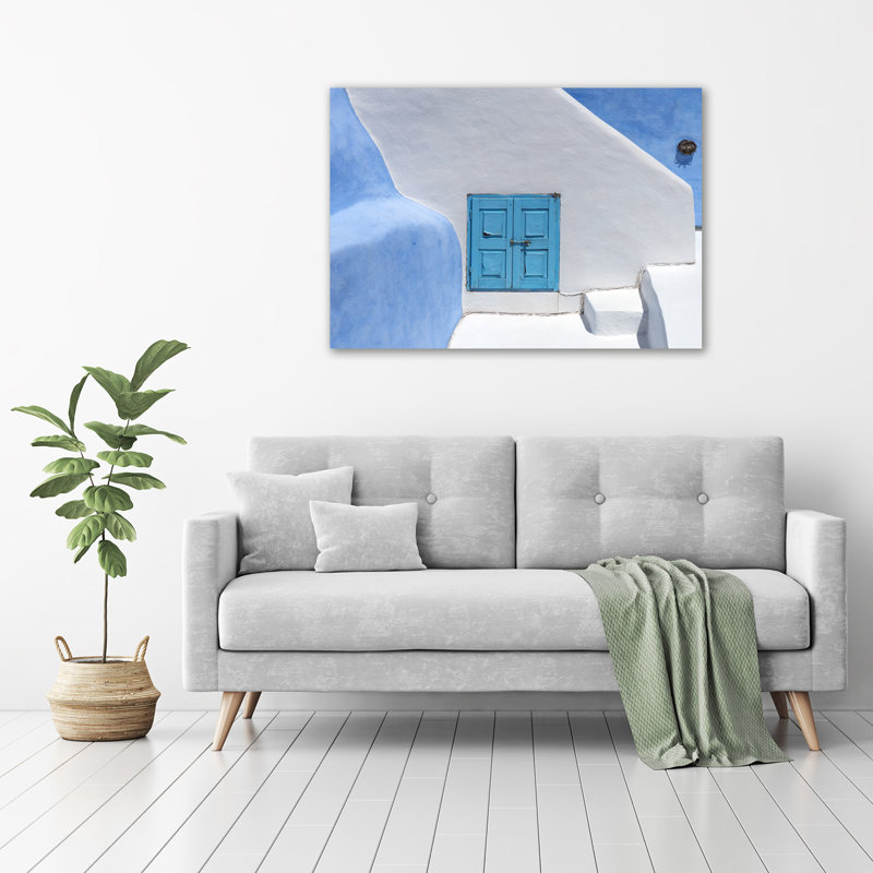 Santorini Greece - Wrapped Canvas Print