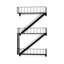 Hollard 3 Piece Metal Bracket Shelf