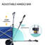 Chariot pliable à roulettes pliable avec roues et porte-boissons pour l'extérieur, le camping, le jardin et le magasinage