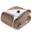 Couverture électrique chauffante en flanelle nervurée avec 6 niveaux de chaleur, chauffage avec 10 réglages de temps, arrêt automatique de la minuterie de 8 heures, GentleSoft ™-102355036-122920317-102355037
