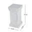 Support pour plante à piédestal Classic Square-125490512