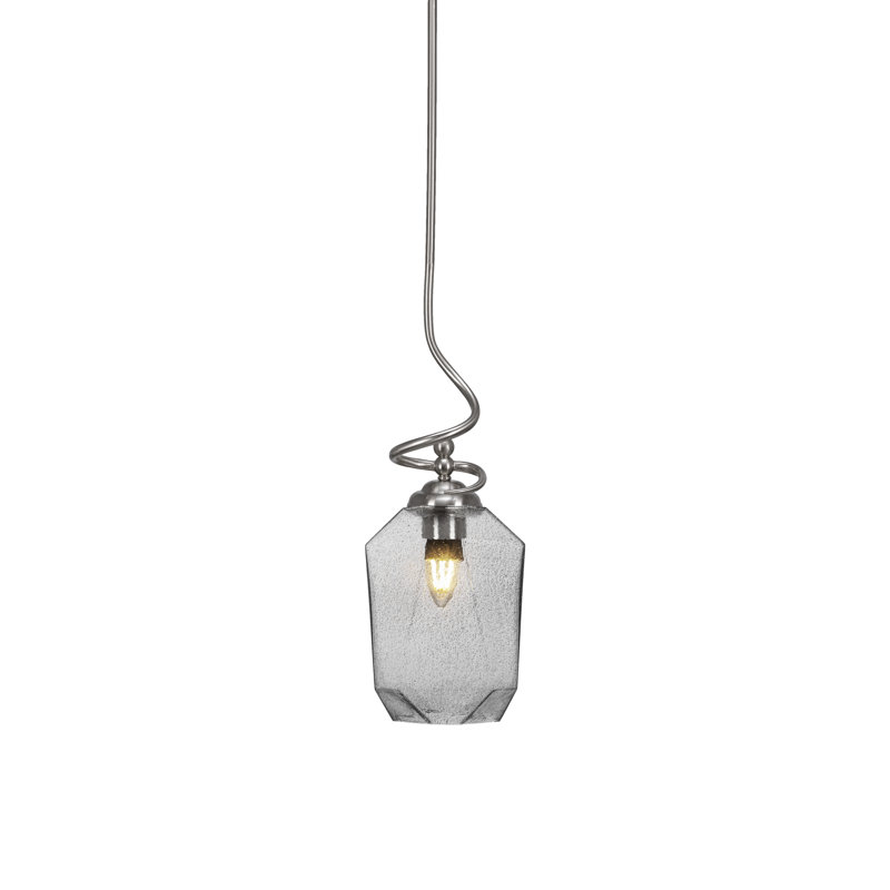 Capri Stem Hung Pendant, Brushed Nickel