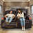 Faux Leather Manual Reclining Loveseat with USB Port, Cup Holders & Hidden Storage Console for RV Living Room-366749968