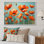 Jade Joy Whispers Of Poppies - Art mural sur toile coquelicots