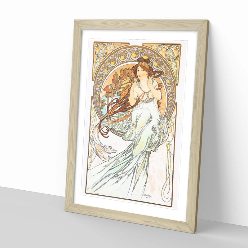 Single Picture Frame Print, Oak