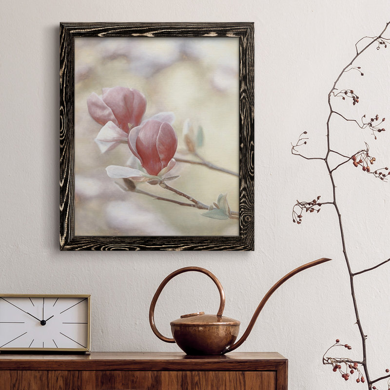 Blooming Hearts - Photographie de cadre photo sur toile, Noir, H 37,5 po x l 27,5 po x P 1,5 po