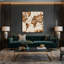 Art sur toile beige